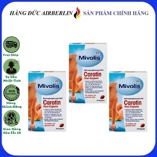 Viên uống chống nắng Carotin Mivolis ĐỨC 60 Viên