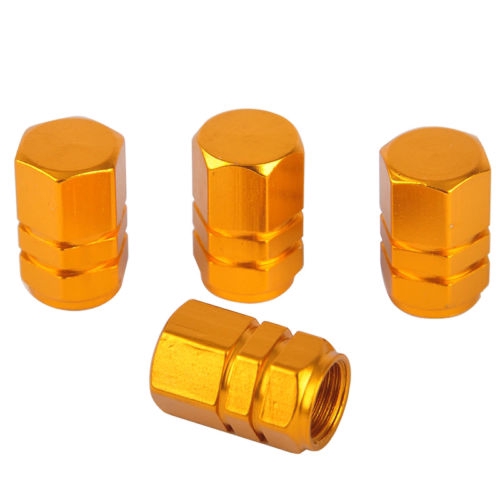 Set 4 nắp vặn van bánh xe hơi chất liệu nhôm