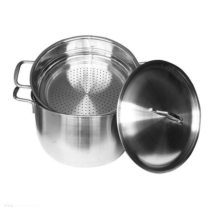 Bộ nồi xửng hấp Inox 3 đáy Fivestar 24cm dùng cho bếp từ