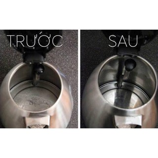 Bột tẩy cặn vôi canxi ấm đun nước