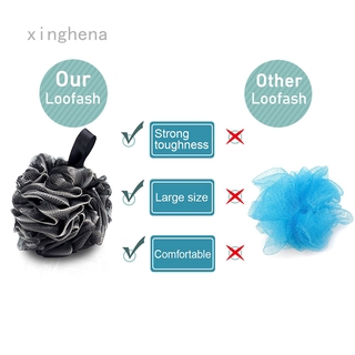 Xinghena Pjquanyong Jingjiang Qiaoliannhui Qiaoliannaya Loofah Xốp Than Hoạt Tính XL 75g Tẩy Tế Bào Chết Làm Sạch Nhẹ Nhàng Màu Trắng Và Đen Cho Nam Và Nữ