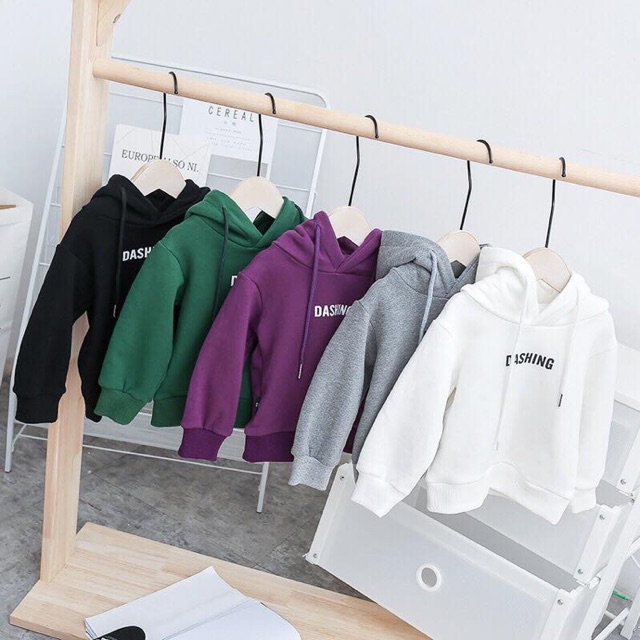 Hàng loại 1: Áo hoodie tai thỏ bé trai bé gái