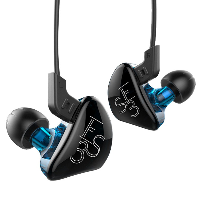 KZ ES3 Hybrid Dynamic And Balanced Armature Earphone In Ear HIFI DJStereo Headset Suitable Bluetooth