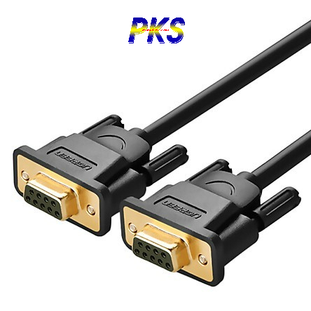 Cáp cổng Com RS232 9 chân âm sang Com 9 chân âm (9F-9F) dài 1,5m - cao cấp chính hãng Ugreen 20149