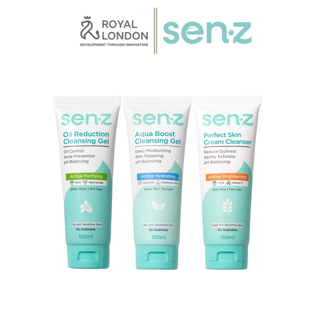 Sữa Rửa Mặt SenZ Facial Wash chuẩn pH 150ml