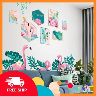 Decal dán tường ⚡️𝗙𝗥𝗘𝗘𝗦𝗛𝗜𝗣 ⚡️Miếng dán tường hình cây - bằng nhựa PVC Vinly - tận hưởng không gian xanh ngát