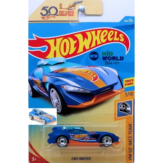 Xe mô hình Hot Wheels basic Fast Master FJV92.