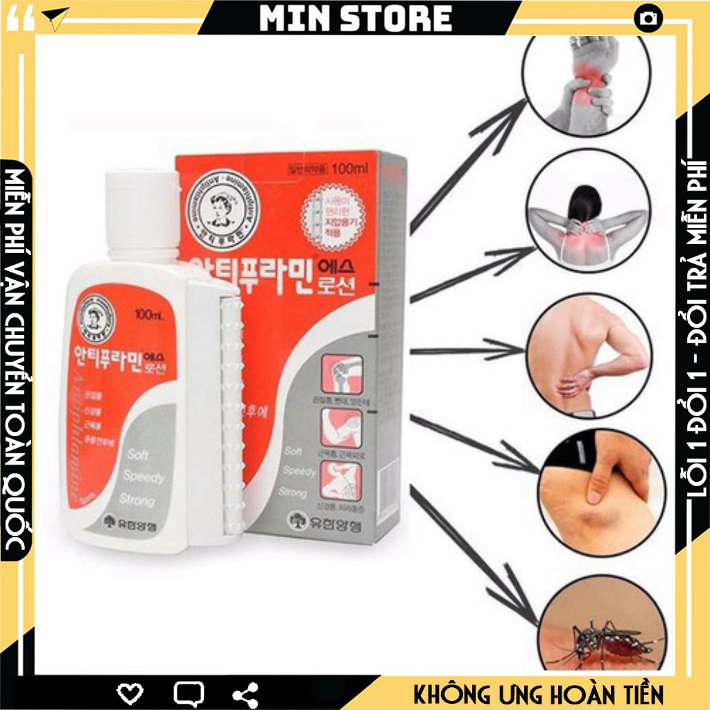 [Hàng Loại 1]Dầu Nóng Hàn Quốc Lọ 100Ml Giảm Đau Nhức Xương Khớp Hiệu Quả Vô Cùng . .