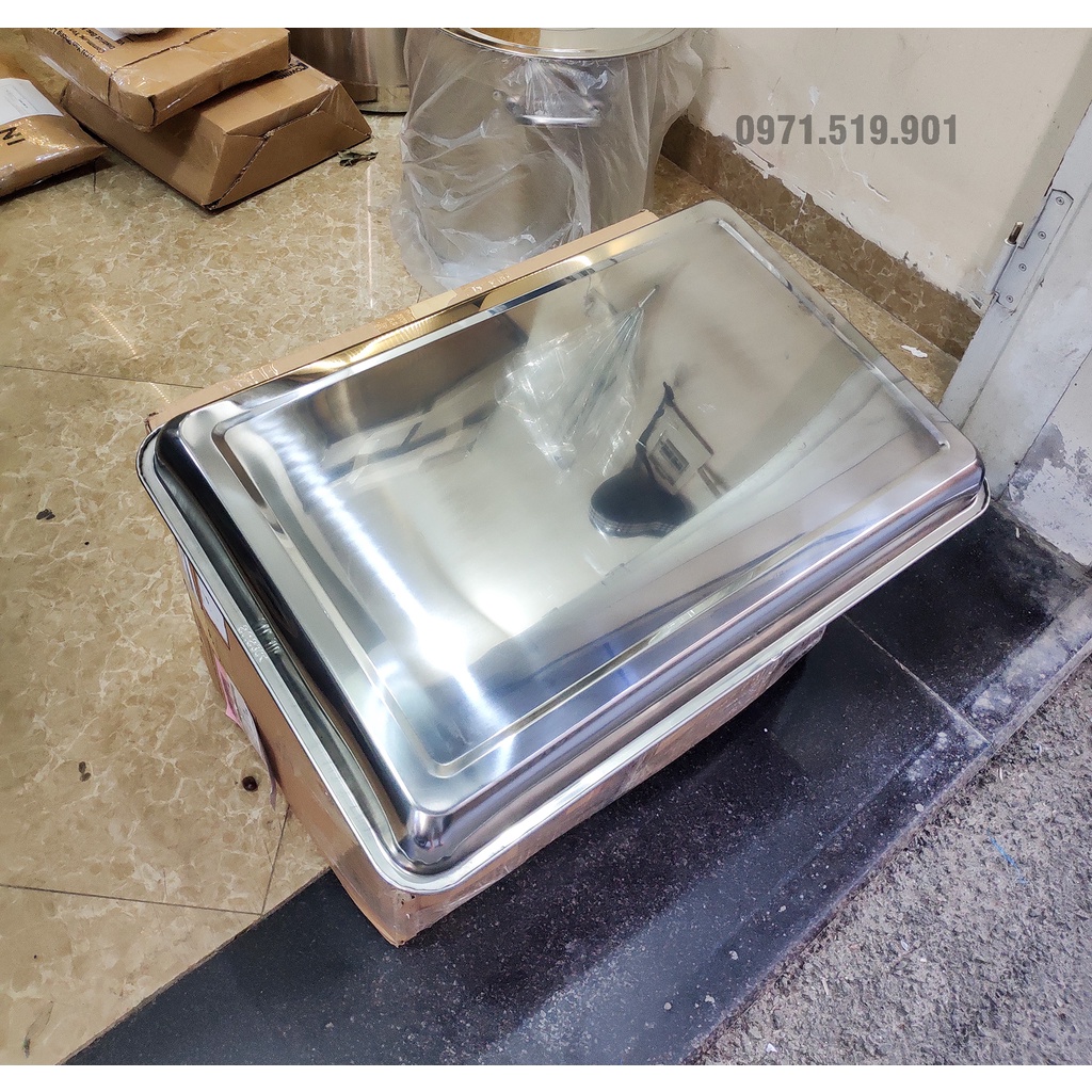 Khay inox 40 x 60 x 5 (cm) inox SUS304 cao cấp