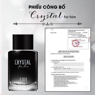 [Chính Hãng 100%] Nước Hoa Nam LUA Crystal For Him (thanh lý hàng mất hộp)