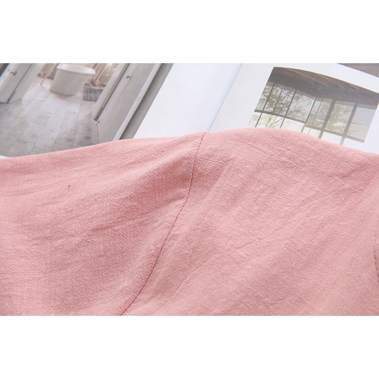 Plus Size Floral Embroidery Lace Long Sleeve Blouse Loose Big Size Pink Navy Blue Casual Blusas Officewear Tops | BigBuy360 - bigbuy360.vn