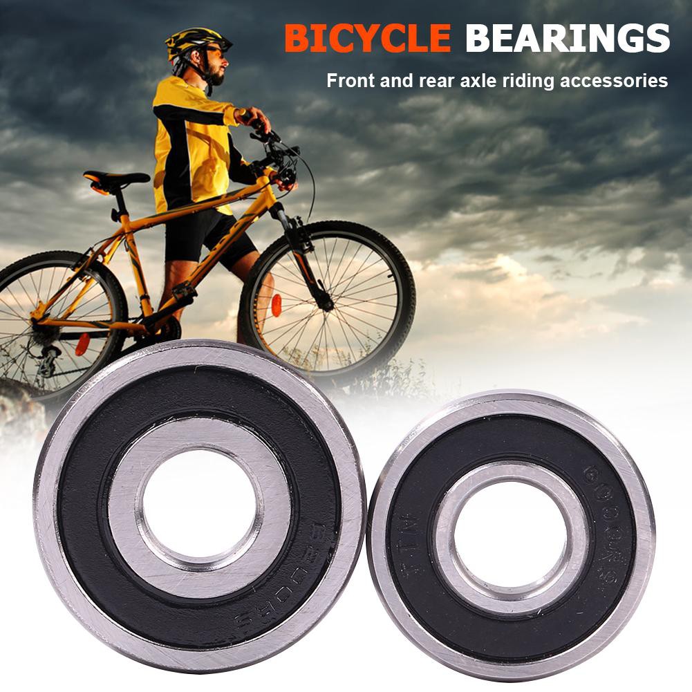 2pcs 6000/6200 MTB Cycling Bearings Front Rear Solid Bearings Riding Tools