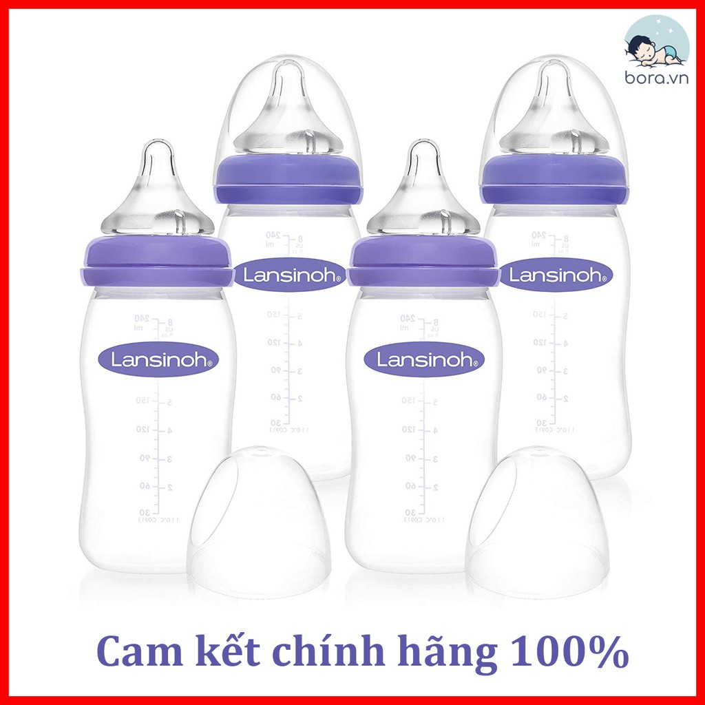 Bình sữa Lansinoh 160 240ml [Cam kết chính hãng]