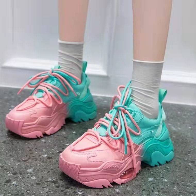 Dép nữ Giày Thể Thao Đế Dày Phong Cách Mới Mùa Thu Dễ Phối Đồ