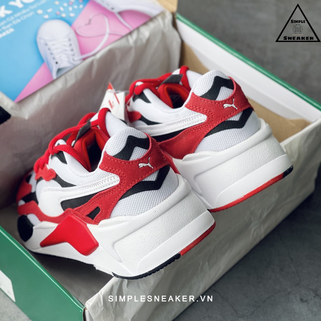 Giày Puma Nam Chính Hãng FREESHIP Puma RS-X3 Super Red Chuẩn Auth - Giày Sneaker Thể Thao Nam - Simple Sneaker