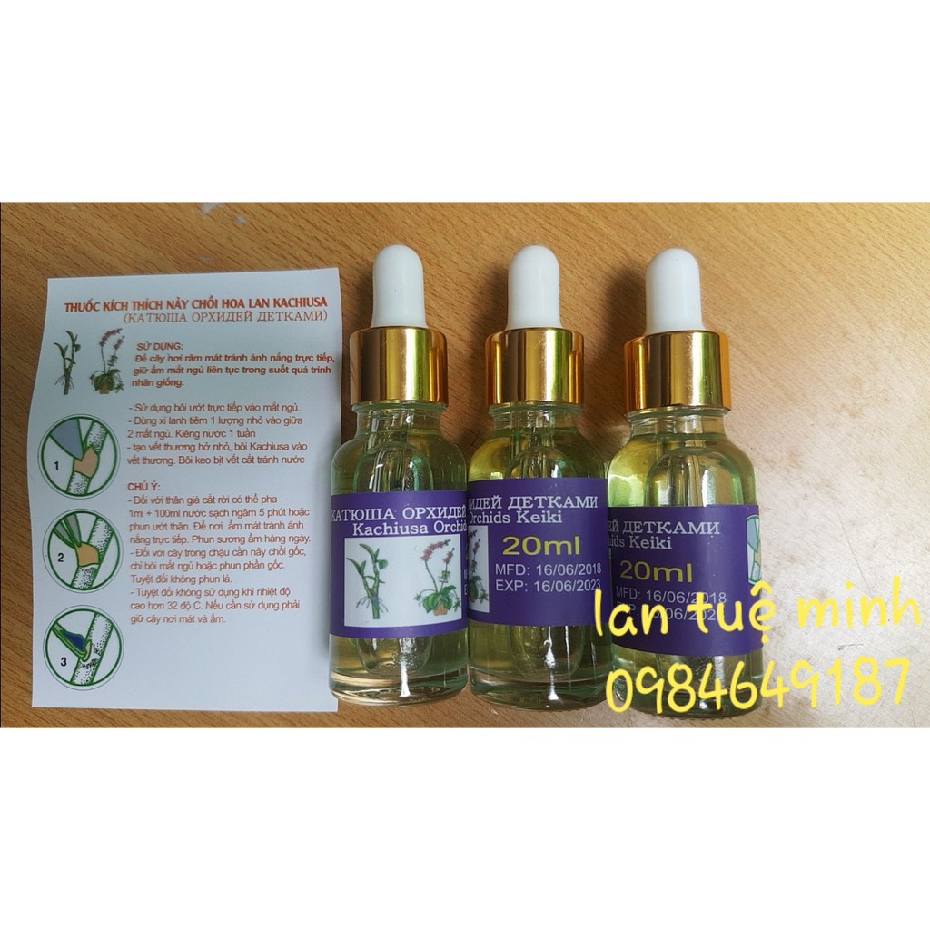 [FREESHIP TỪ 50K] THuốc kích mầm, kích chồi keiki  Cachiusa (Lọ 20ml) - loại bôi trực tiếp