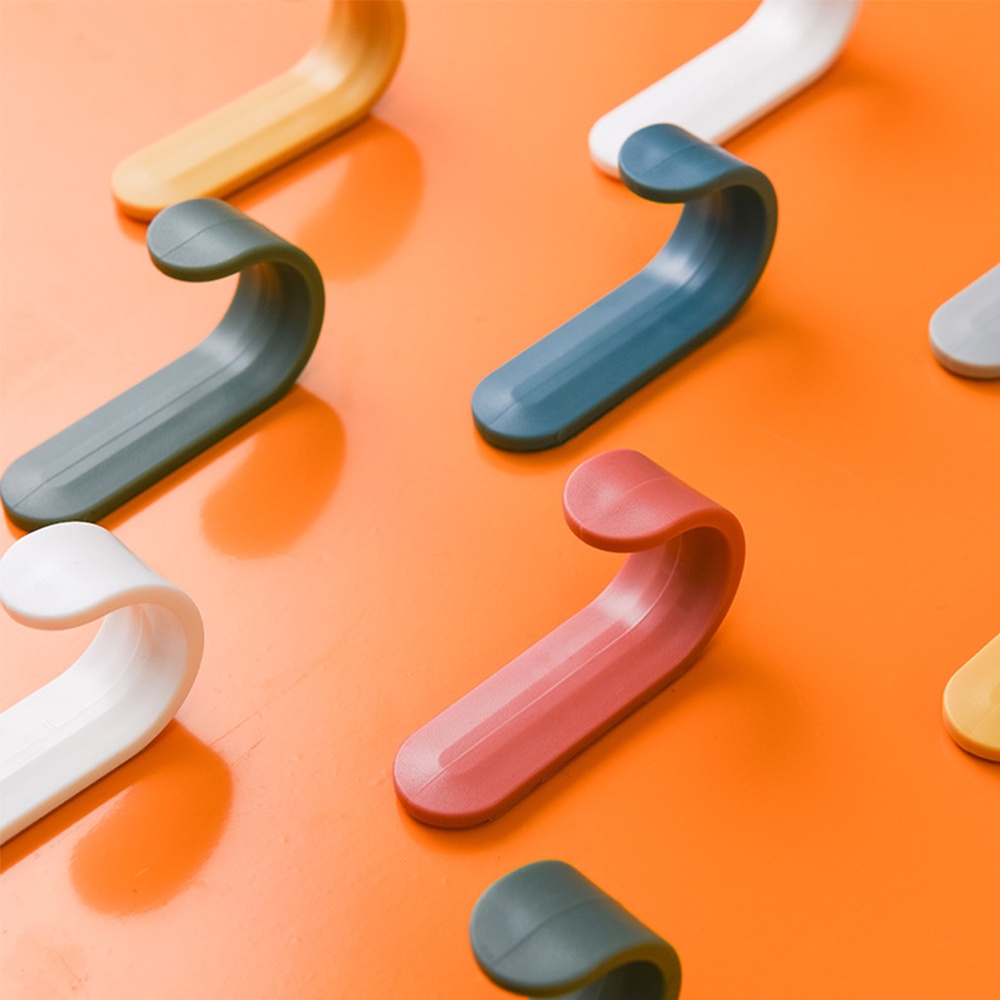 4 CÁI / 1 CÁI Móc Khăn Móc Cửa Nhựa Móc Treo Tự Dán Tường Móc Treo Mũ Giá Treo Chìa Khóa Móc Treo Tường Tổ Chức Trang Trí Nội Thất Giá Giữ Chìa Khóa