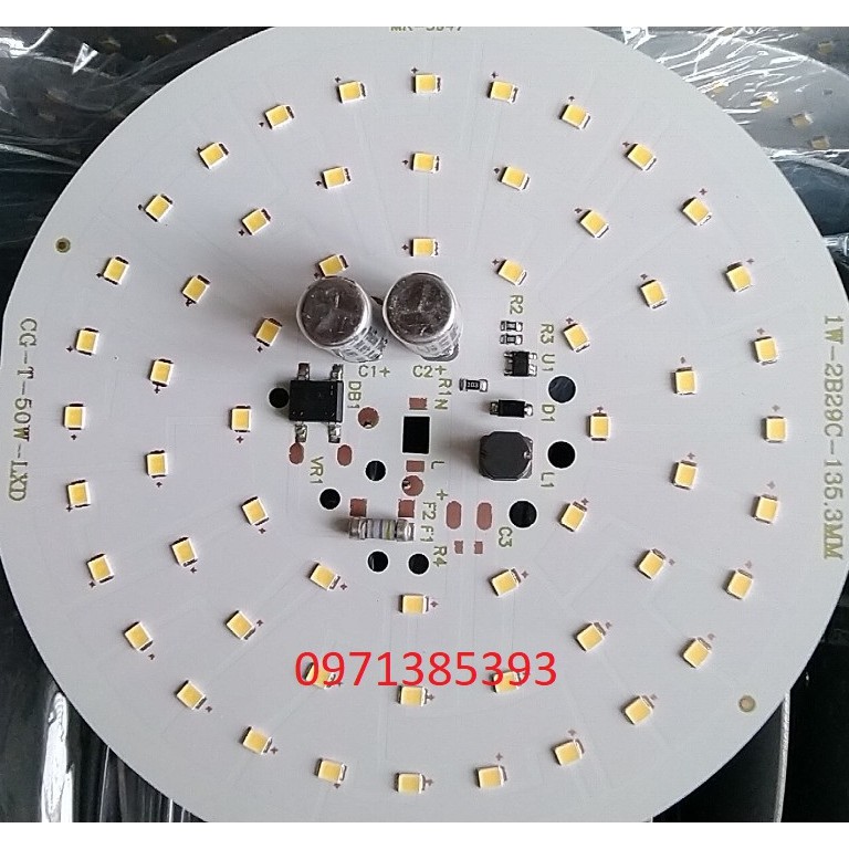 Vỉ Led 220V, 5-50W đủ W siêu sáng.
