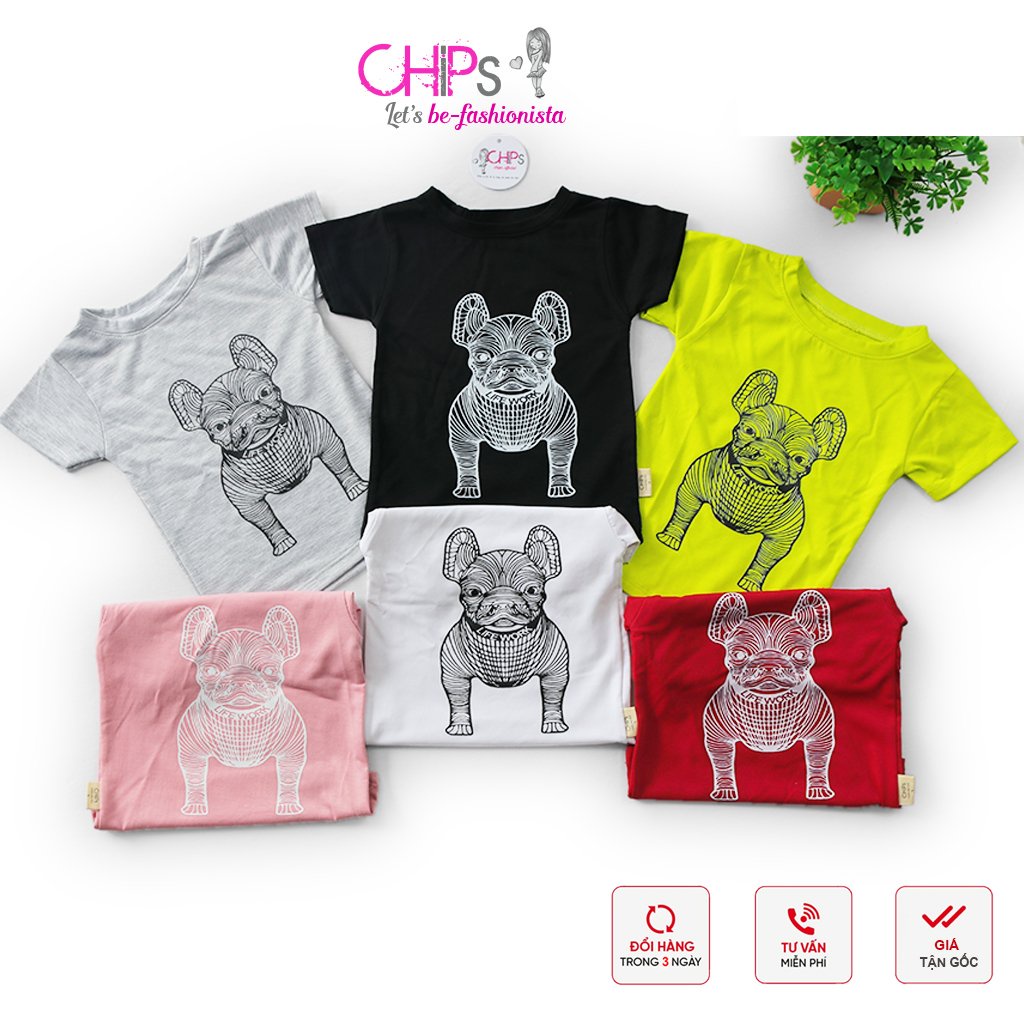 Áo Phông Họa Tiết In Pet Hình 3D Chó Hot Trend Mùa Hè Cho Bé Trai, Bé Gái Cực Sành Điệu