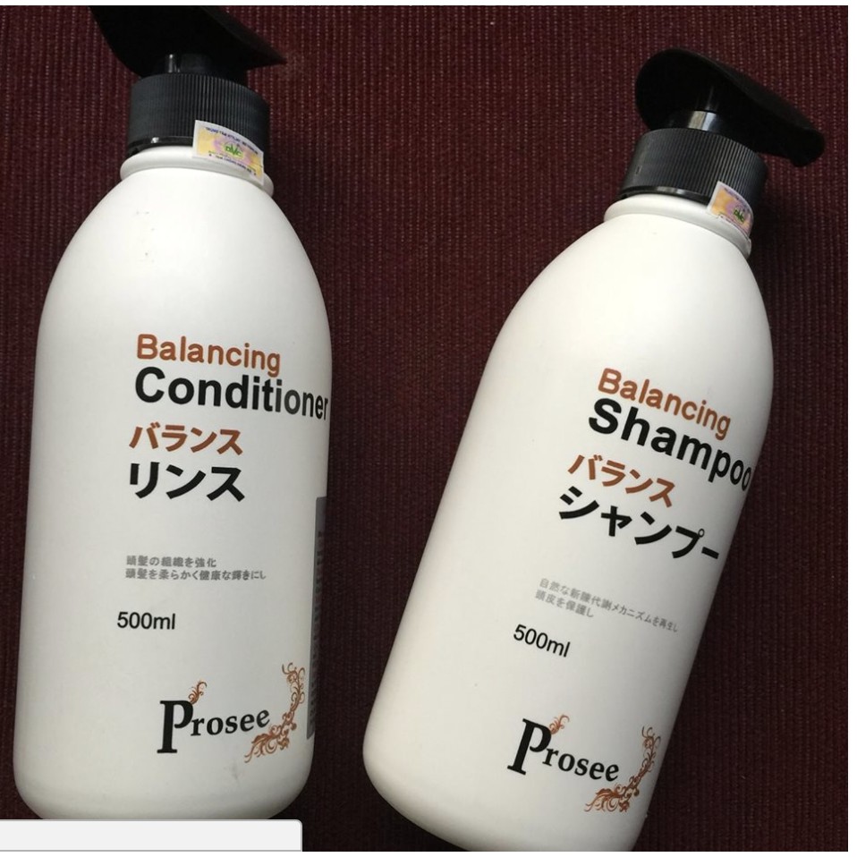 🌼Chính hãng 🌺 Cặp gội xả dành cho tóc gàu, dầu, nhanh bết, và hay rụng tóc Prosee Balancing AS13/AC13 500mlx2 | BigBuy360 - bigbuy360.vn