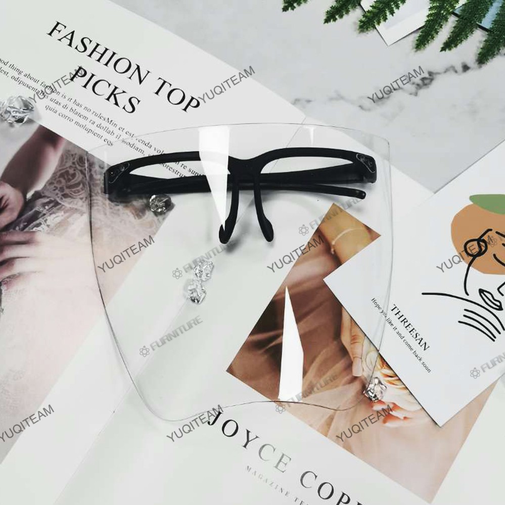 Kính bảo hộ Tấm Chắn Bảo Vệ Mặt Hai Lớp Trong Suốt Chống Sương Mù Thời Trang Cho Nam | BigBuy360 - bigbuy360.vn