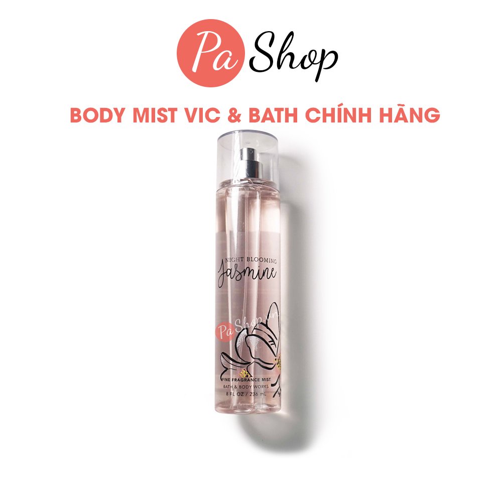 Body mist Night Blooming Jasmine xịt thơm toàn thân