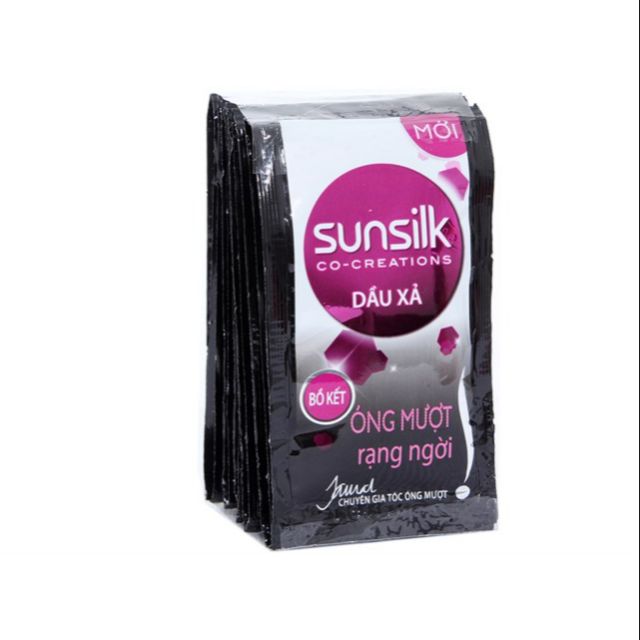 Dầu gội Sunsilk ogd mượt rạng ngời gói 6g dây 12 gói