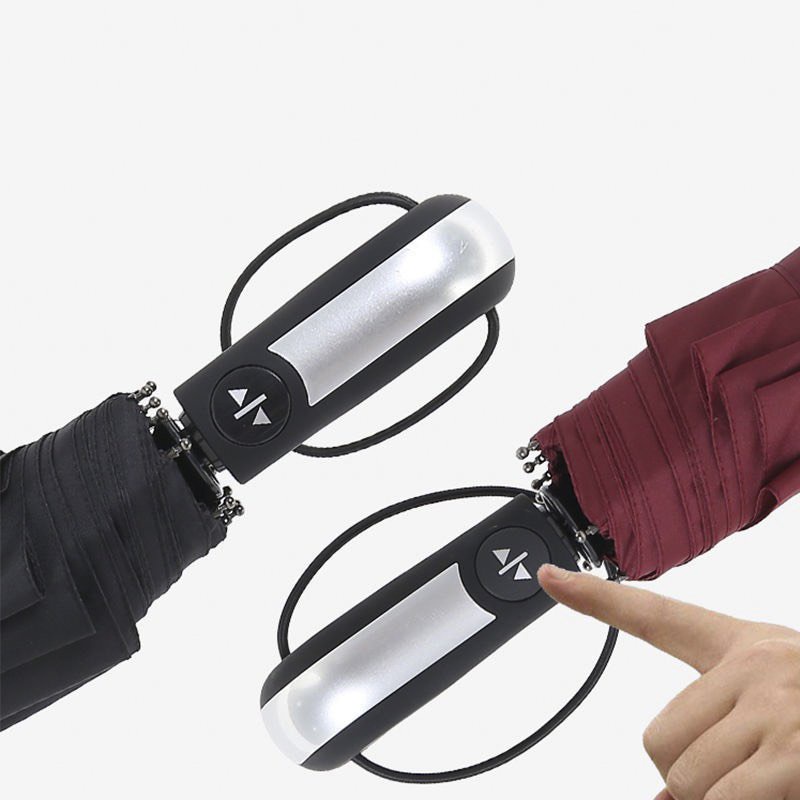 Ô tự động 2 chiều gấp gọn chống tia Uv OMIE ô che mưa cầm tay, dù chống nắng 8,10,12 nan cao cấp - Tặng Túi Đựng Ô