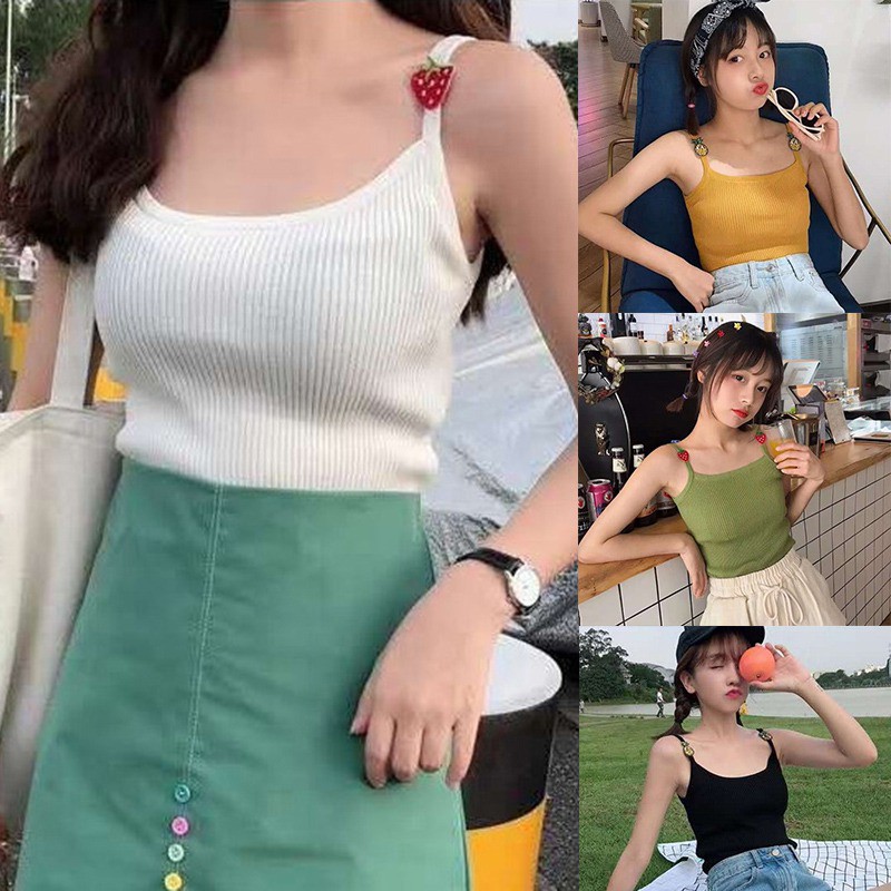 Áo dệt kim nữ hình quả dâu xinh xắn