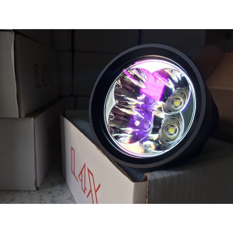 Đèn trợ sáng L4x F1 T6 Kính Tím Hàng Chuẩn