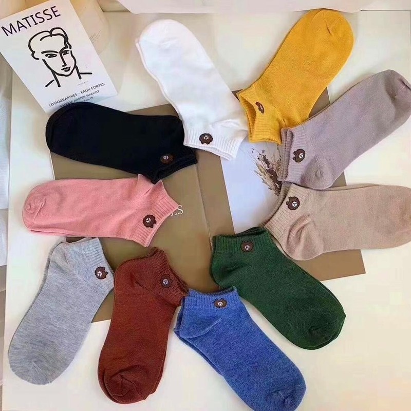 Hot 1 Đôi Vớ Thuyền Cotton Mềm Vô Hình Đơn Giản Thoáng Khí Thời Trang Cho Nữ