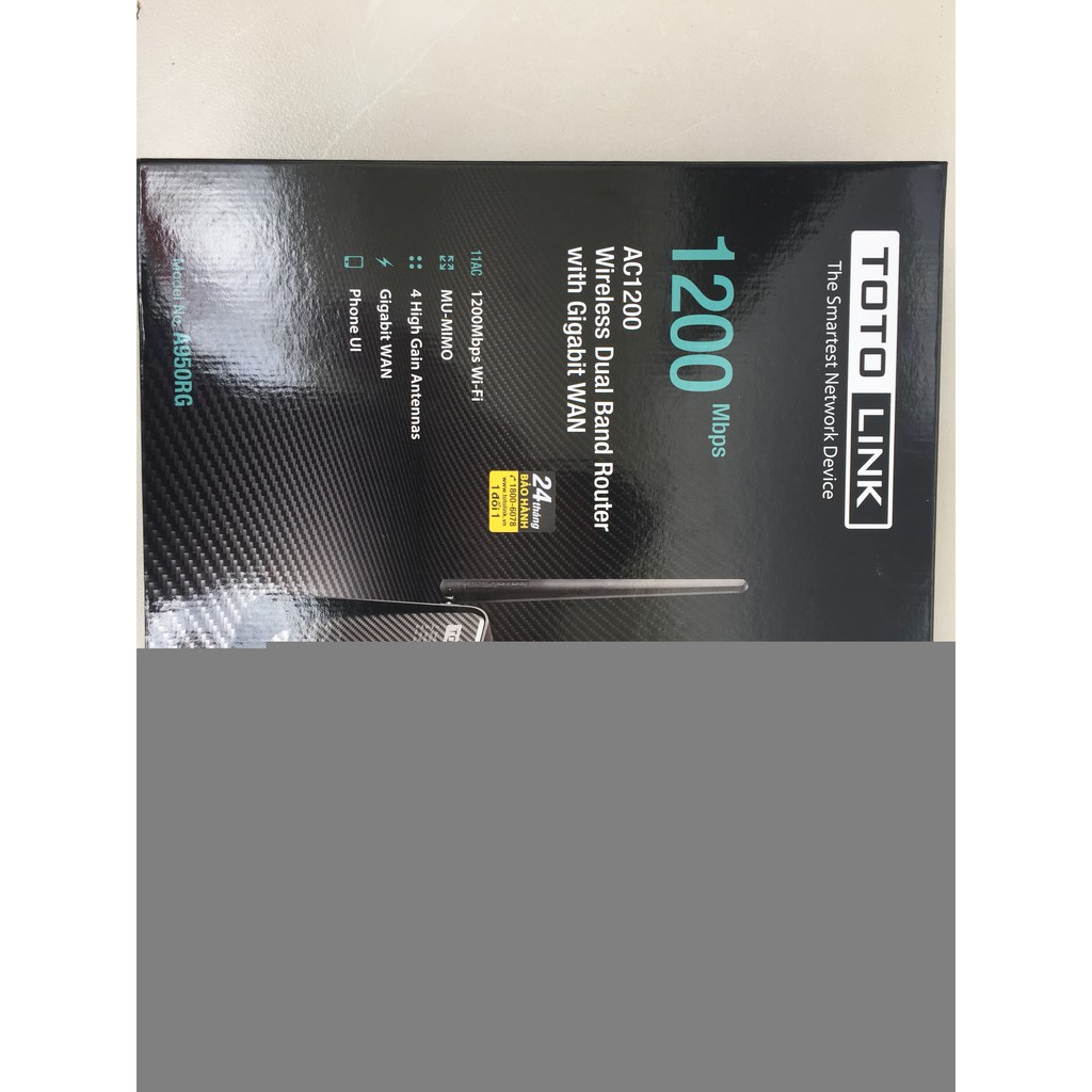 Bộ phát WiFi-Bộ phát WiFi Totolink A950RG 1200Mbps DGW phân phối-Router WiFi | BigBuy360 - bigbuy360.vn