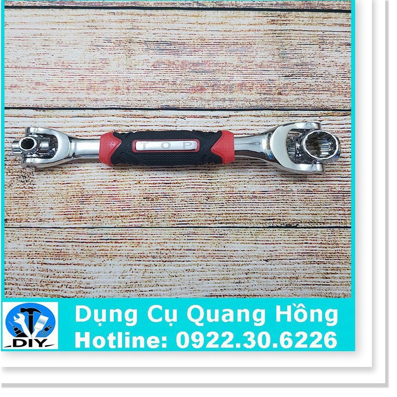 Tay khẩu siết mở ốc TOP -Tay vặn ốc,cờ lê đa năng 8 cỡ đầu 8mm-19mm