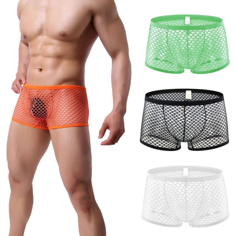 Quần Lót Nam Dạng Lồi Xuyên Thấu Co Giãn