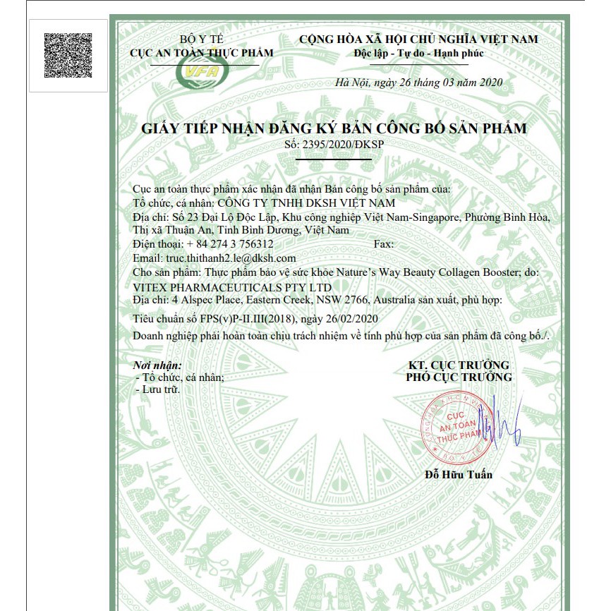 viên uống collagen natrure's way beauty, 60 viên | Thế Giới Skin Care