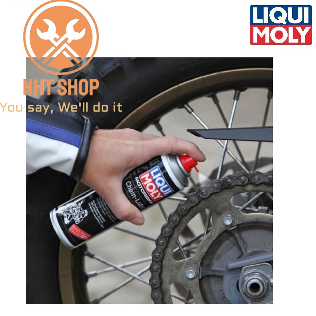 Chai Xịt Dưỡng Sên Liqui Moly Motobike Chain Lube - 1508 - 250ml - NHT Shop