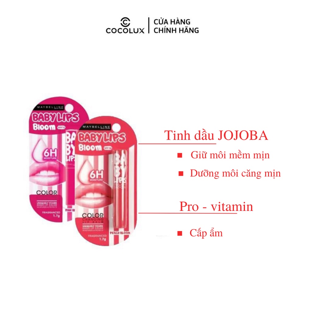 Son Dưỡng Chuyển Màu Bloom Maybelline 1.7g