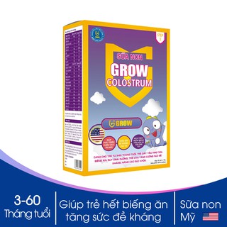 [DATE 2022][CHÍNH HÃNG] Sữa non GROW COLOSTRUM 20 gói