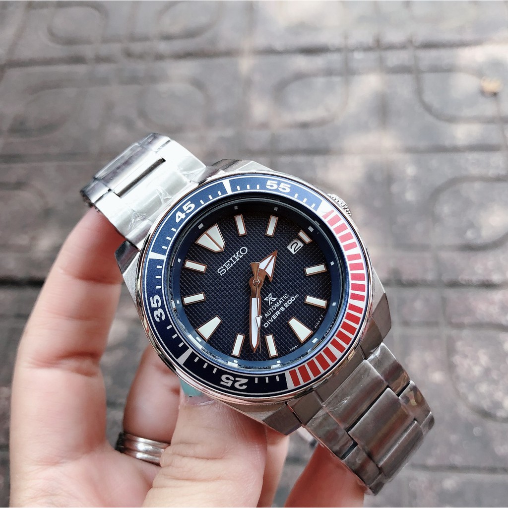 ĐỒNG HỒ NAM SEIKO PROSPEX SAMURAI SRPB53K1 , DÂY THÉP