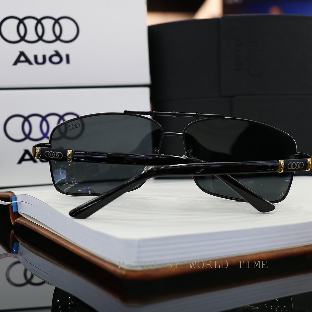 Kính mát nam cao cấp AD vuông full box, bảo hành 12 tháng, tròng Polarized cường lực, chống chói
