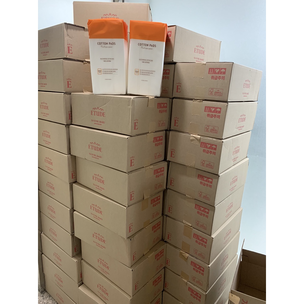 Bông tẩy trang Hàn Quốc Etude House 1002 miếng mềm mịn và không xơ