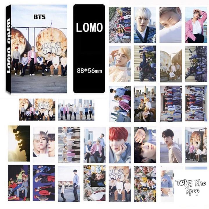 Hộp ảnh Lomo card BTS 5x8 Dicon JUNGKOOK album ảnh idol thần tượng Hàn Quốc