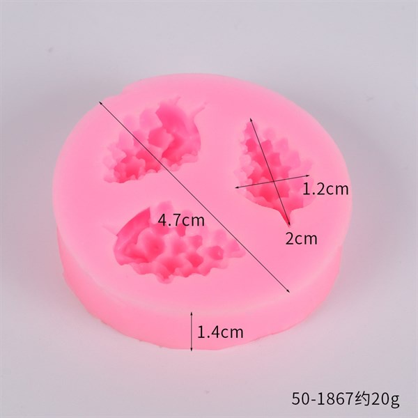 Khuôn Silicone Trái Cây Chùm Nho Nhỏ 2Cm