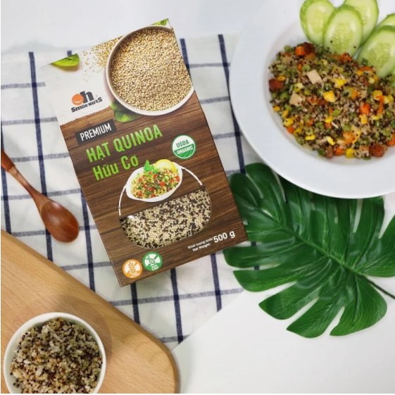 Hạt quinoa mix hộp giấy 500g Smile