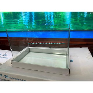 BỂ CÁ MINI ĐỂ BÀN MẶT KÍNH ĐÚC 30CM X 19CM X 21CM