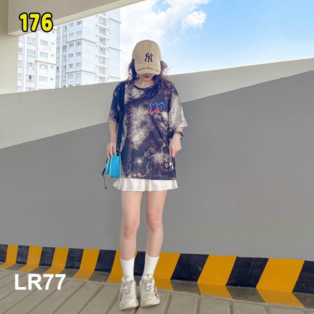 Áo thun loang màu 𝑭𝒓𝒆𝒆𝒔𝒉𝒊𝒑 Áo phông unisex LR77 {nhiều mẫu} vải cotton xượt poli co giãn thấm hút tốt, không