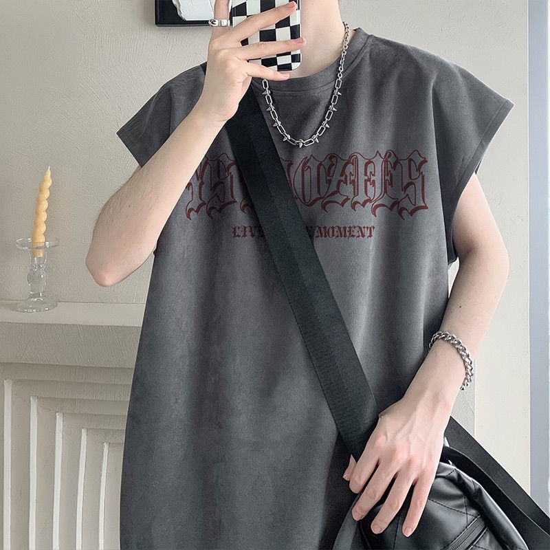 Áo Thun Bóng Rổ Không Tay Dáng Rộng Thời Trang Mùa Hè Mỹ Dành Cho Nam