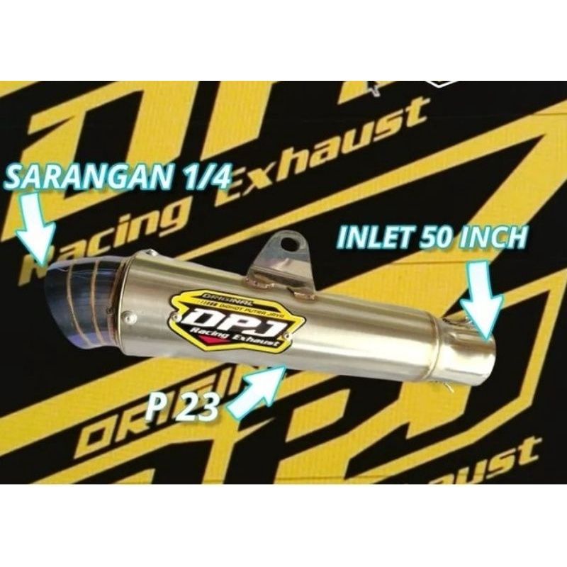 Phễu Lắp Ghép Ống Xả Khí Xe Đua DPJ Màu Xanh Dương Dài 25Cm Narm1/2