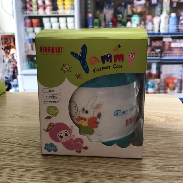 Cặp lồng giữ ấm thức ăn cho bé (300cc) Farlin BF-228B