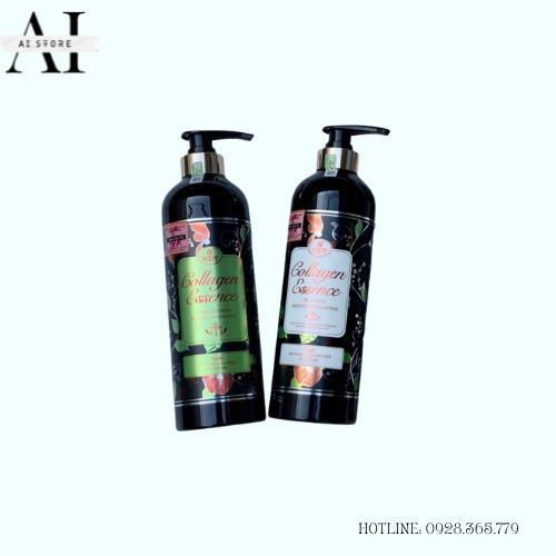 Dầu Gội Cặp Colagen Essence Yody Phục Hồi Và Kích Thích Mọc Tóc 800MLx2. AI STORE